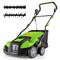 Metal Electric Lawn Dethatcher Scarifier with Adjustable Height and 14.5 Gallon Grass Bag